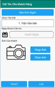 QLKH Cắt Tóc 2 screenshot 1