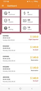 Halla Airline screenshot 8