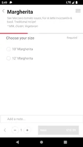 Pomodorino Pizza & Pasta screenshot 5