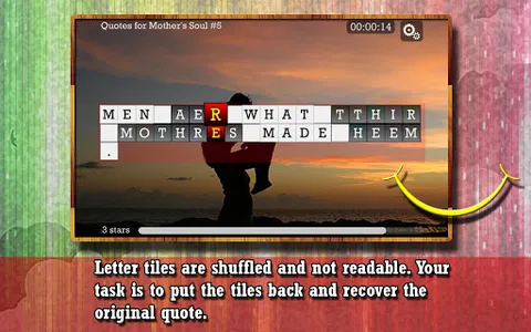 WORD PUZZLE for MOTHER'S SOUL screenshot 0
