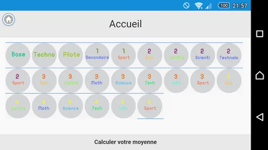 Calculez Votre moyenne scolair screenshot 0