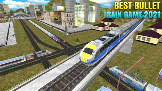 Euro Train Game - Bullet Train screenshot 4