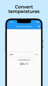 Baking and Cooking Converter screenshot 0