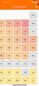 Customisable Periodic Table screenshot 1