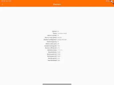 Customisable Periodic Table screenshot 8