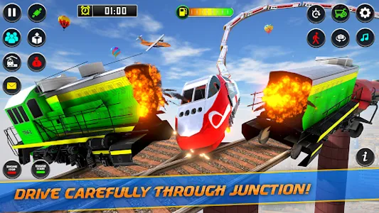 Mega Ramp Train Stunt Game screenshot 12