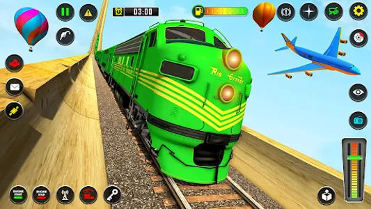 Mega Ramp Train Stunt Game screenshot 16