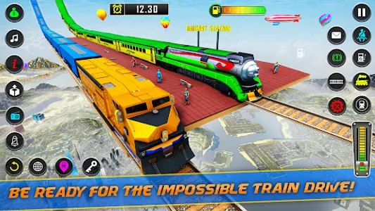 Mega Ramp Train Stunt Game screenshot 3