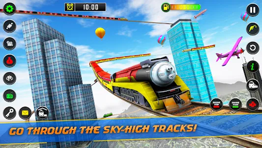 Mega Ramp Train Stunt Game screenshot 6