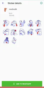 Стикерлердегі аю screenshot 10