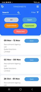 Burman Recruitment ETimesheets screenshot 2