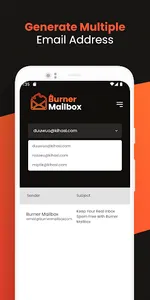 Burner Mailbox: Temporary Mail screenshot 2
