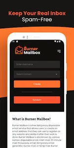 Burner Mailbox: Temporary Mail screenshot 4