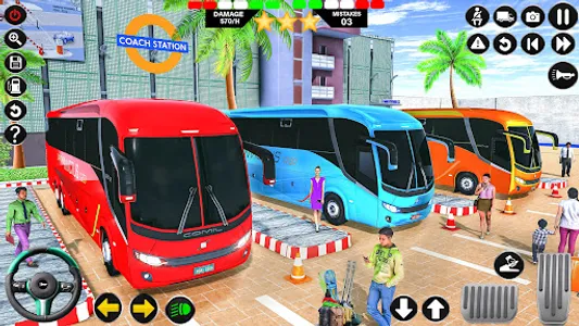 Passenger Coach Bus Driving screenshot 1