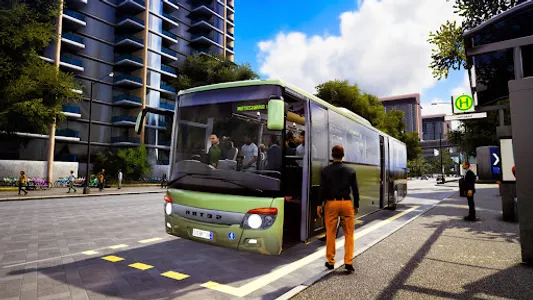 Bus Games 3D City Driving 2023 screenshot 1