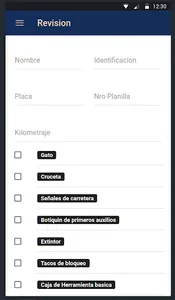 Chequeo diario busetas screenshot 0