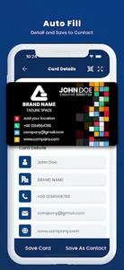 Business Card Scanner & Reader screenshot 3