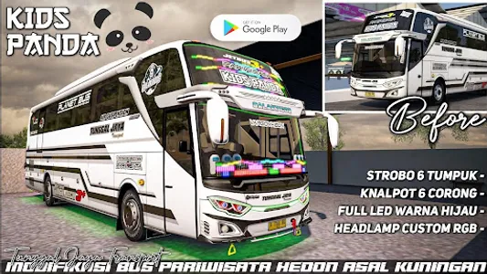 Bussid STJ Kids Panda screenshot 0