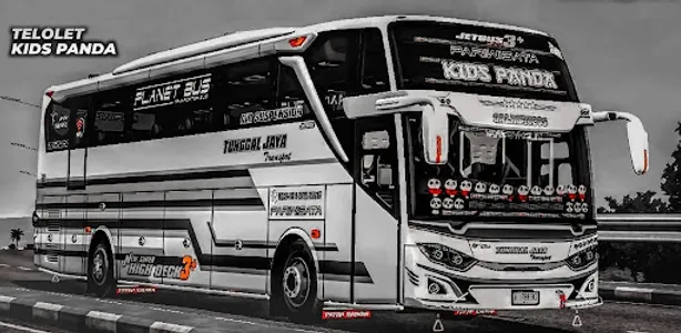 Bus Telolet Basuri Kids Panda screenshot 8