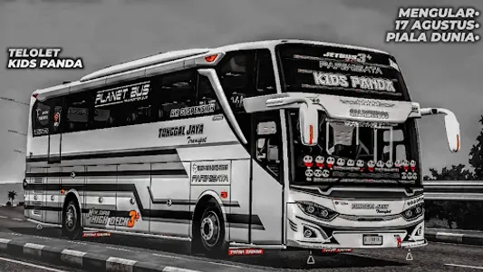 Bus Telolet Basuri Kids Panda screenshot 9