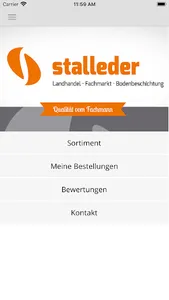 Stalleder Bestell-App screenshot 1