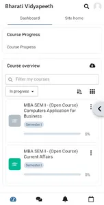 BVDU CDOE - LMS screenshot 1