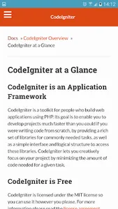 Code Igniter Offline Reference screenshot 12