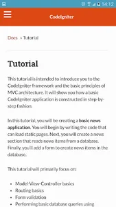 Code Igniter Offline Reference screenshot 6