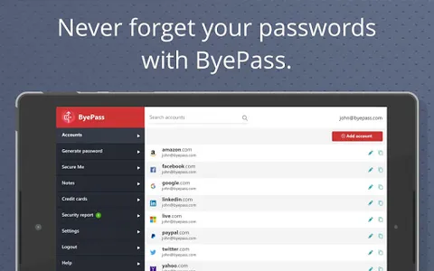 ByePass Password Manager from  screenshot 4