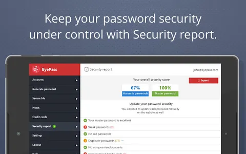 ByePass Password Manager from  screenshot 8