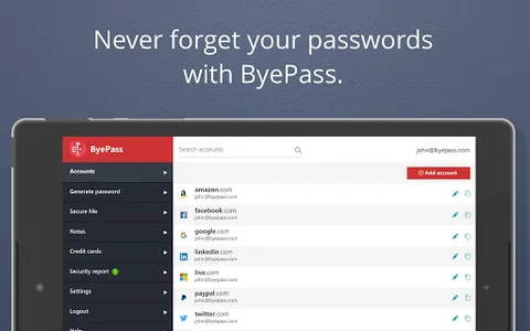 ByePass Password Manager from  screenshot 9