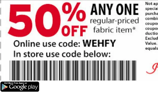 Coupons for Hancock Fabrics screenshot 4