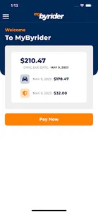 MyByrider screenshot 2