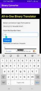 Binary Converter/Translator screenshot 7