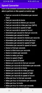 Speed Units Converter screenshot 5