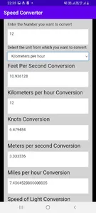 Speed Units Converter screenshot 7