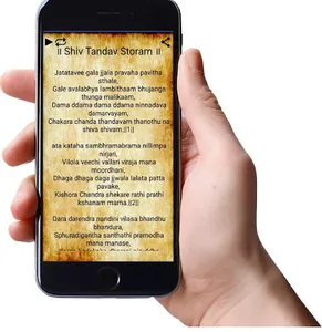 Shiv Tandav Stotram lyrics and screenshot 1