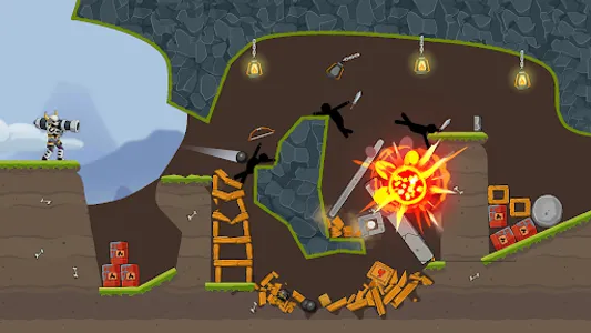 Boom Stick: Bazooka Puzzles screenshot 15