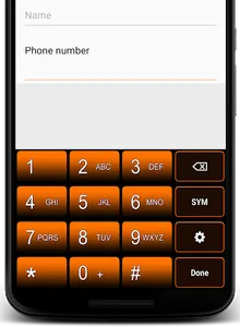 Orange Keyboard screenshot 2