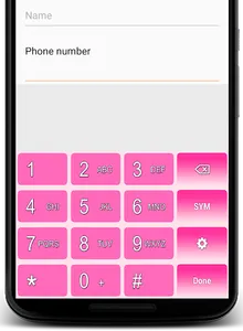 Pink Keyboard screenshot 2