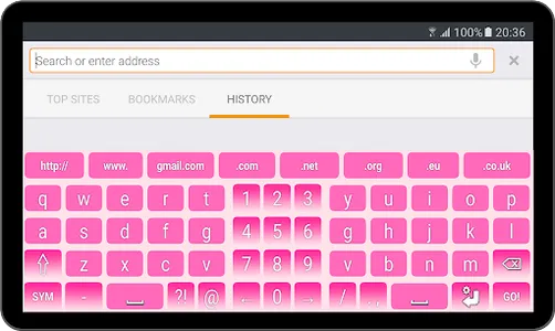 Pink Keyboard screenshot 4