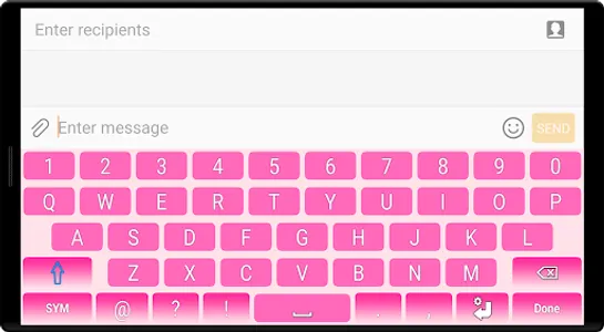 Pink Keyboard screenshot 5