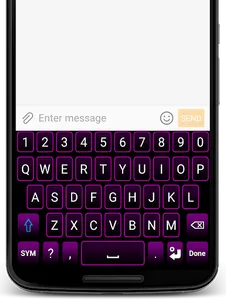 Purple Neon Keyboard screenshot 1