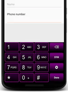 Purple Neon Keyboard screenshot 2