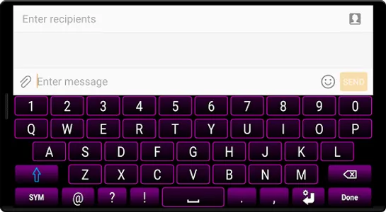 Purple Neon Keyboard screenshot 5