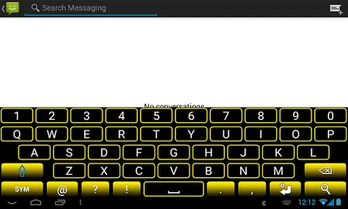 Yellow Neon Keyboard screenshot 11