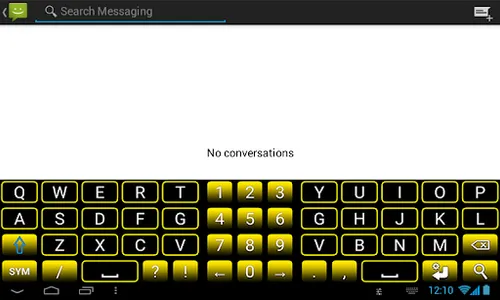 Yellow Neon Keyboard screenshot 12