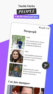 PurePeople: actu & news people screenshot 0