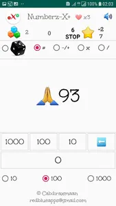 Numberz-X+ screenshot 1