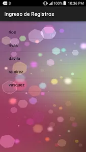 Ingreso de Registro screenshot 3